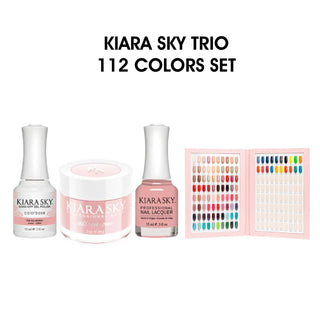 Kiara Sky All In One - Matching Sets - Full set 112 Colors #5001-5112 w/ 1 Color Book