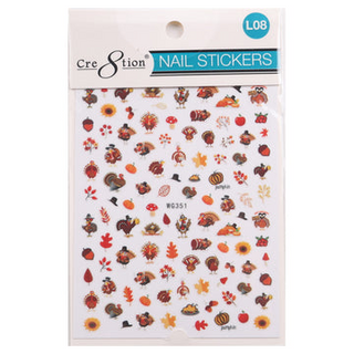 Cre8tion Nail Art Sticker Leaves (11 Styles)