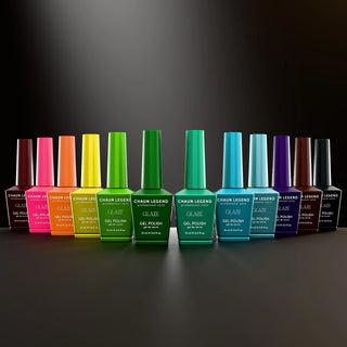 Chaun Legend - Gel Polish 0.5oz - Glaze Collection - 12 Colors