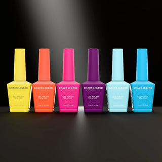 Chaun Legend Gel Polish 0.5oz - Vol. 2 Summer Bundle 6 Colors