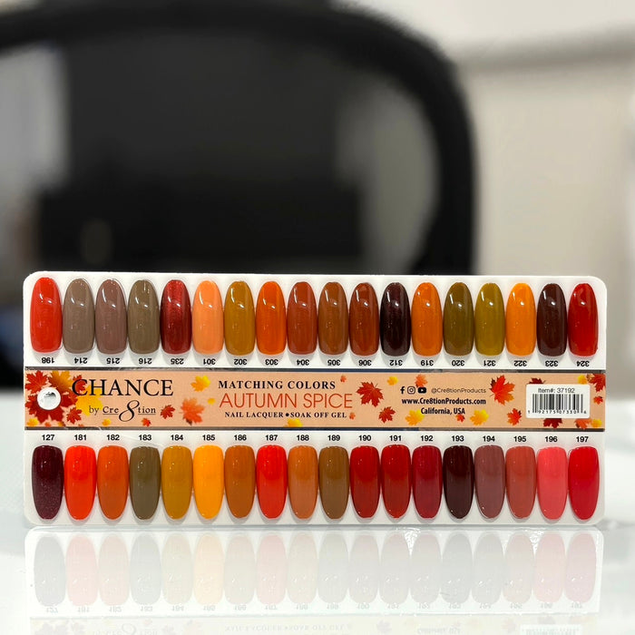 Chance Gel Color Chart 396 colors - Pick 1 (1-14)