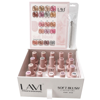 Lavi Cat Eye Gel Soft Blush Collection - 18 Colors w/ 1 Counter Display & 1 Magnet Tool