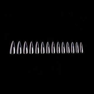 iGel PRO-X Soft Gel Nail Tips - Natural Stiletto 600pcs
