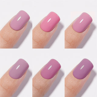 Chance Mauve Memories Collection 0.5oz - 18 Colors w/ 1 Counter Display, 3 Chance No Wipe Top Coat 0.5oz & 1 Cre8tion White Pearl Chrome