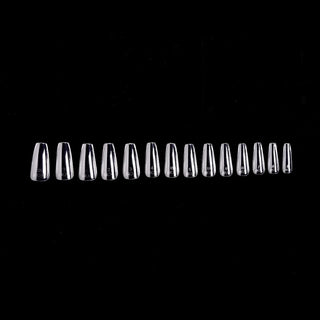 iGel PRO-X Soft Gel Nail Tips - Natural Coffin 600pcs