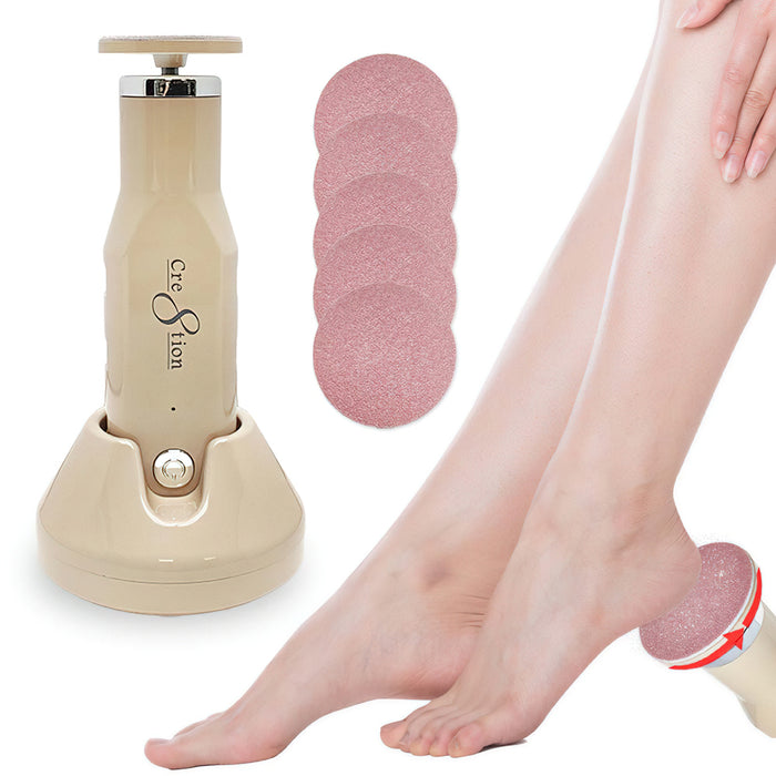 Cre8tion Cordless Callus Freedom - Rechargeable Callus Remover - Beige