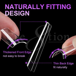 Cre8tion Special Shape Tip Square Clear