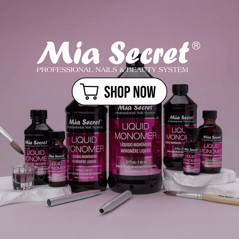 Mia Secret, Nail Store, Nail Supplies, Nail Supply Store, Liquid Monomer, Monomer, Nail Supply, C8 Nail Supply