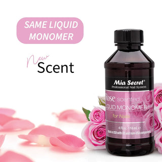 Mia Secret Rose Scented Liquid Monomer 4oz