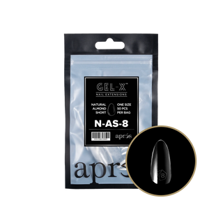 Apres Gel-X Tips 2.0 - NATURAL Almond Refill Bag