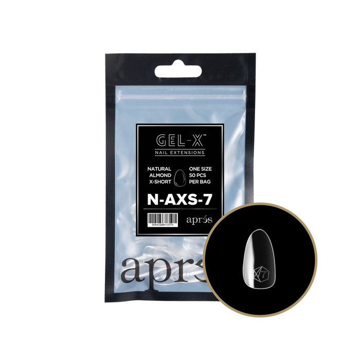 Apres Gel-X Tips 2.0 - NATURAL Almond Refill Bag