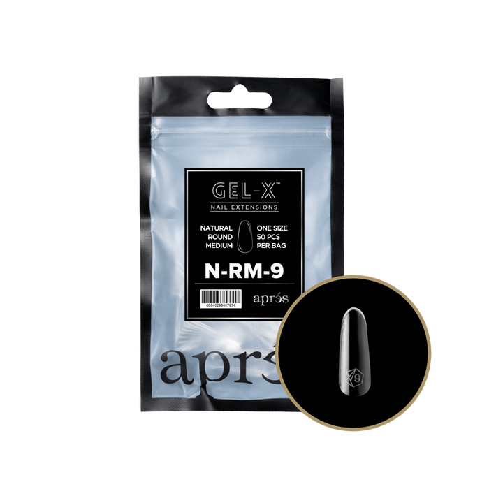 Apres Gel-X Tips 2.0 - NATURAL Round Refill Bag