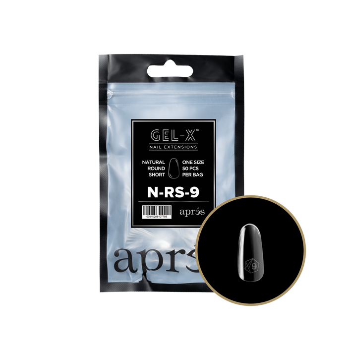 Apres Gel-X Tips 2.0 - NATURAL Round Refill Bag