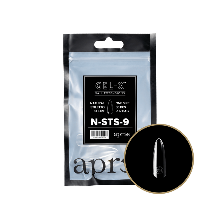 Apres Gel-X Tips 2.0 - NATURAL Stiletto Refill Bag