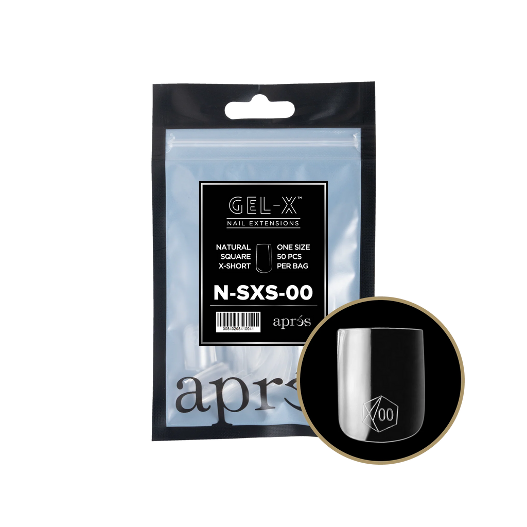 Apres Gel-X - NATURAL Square Refill Bag | C8 Nail Supply