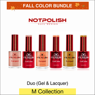 (Fall Color Bundle) NotPolish Matching Pair 0.5oz - M Collection - Pre-selected 8 colors