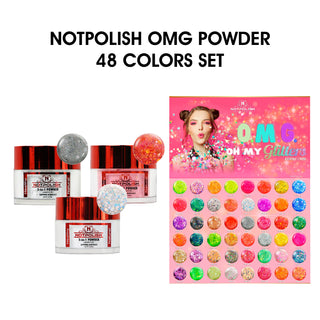 NotPolish Dip Powder 1oz - OMG Collection w/ 1 Set Color Chart