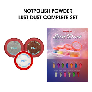 NotPolish Dip Powder 2oz - Lust Dust Complete Collection w/ 1 Set Color Chart