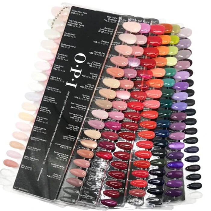 OPI Color Chart - 210 Colors