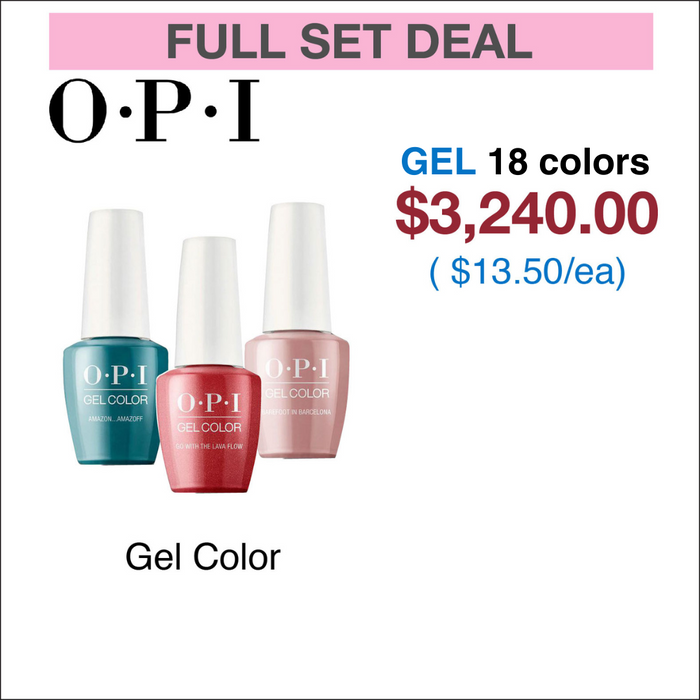 OPI Gel Colors 0.5oz - Full Set 240 Colors