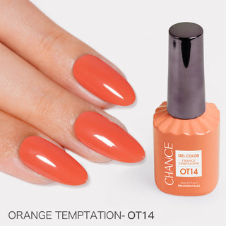 Chance Soak Off Gel 0.5oz - Orange Temptation Collection - OT14