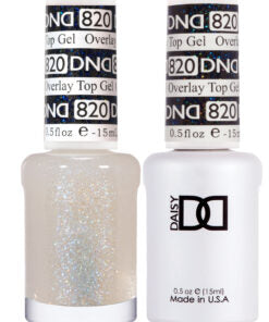DND Duo Matching Color - Colección OVERLAY GLITTER TOP GELS - 820