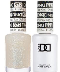 DND Duo Matching Color - Colección OVERLAY GLITTER TOP GELS - 822