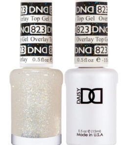 DND Duo Matching Color - Colección OVERLAY GLITTER TOP GELS - 823