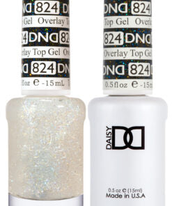DND Duo Matching Color - Colección OVERLAY GLITTER TOP GELS - 824