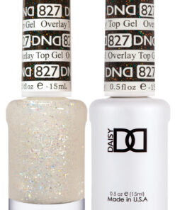 DND Duo Matching Color - Colección OVERLAY GLITTER TOP GELS - 827