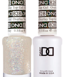DND Duo Matching Color - OVERLAY GLITTER TOP GELS Collection - 828