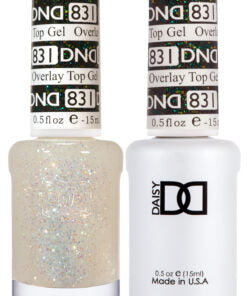 DND Duo Matching Color - Colección OVERLAY GLITTER TOP GELS - 831