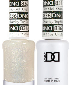 DND Duo Matching Color - Colección OVERLAY GLITTER TOP GELS - 836