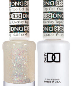 DND Duo Matching Color - OVERLAY GLITTER TOP GELS Collection - 838