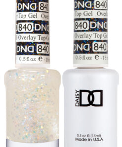 DND Duo Matching Color - OVERLAY GLITTER TOP GELS Collection - 840