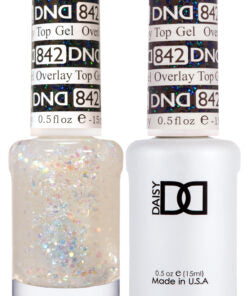 DND Duo Matching Color - OVERLAY GLITTER TOP GELS Collection - 842