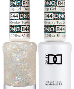 DND Duo Matching Color - OVERLAY GLITTER TOP GELS Collection - 844