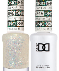 DND Duo Matching Color - OVERLAY GLITTER TOP GELS Collection - 846