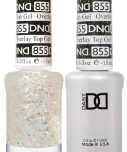 DND Duo Matching Color - OVERLAY GLITTER TOP GELS Collection - 855