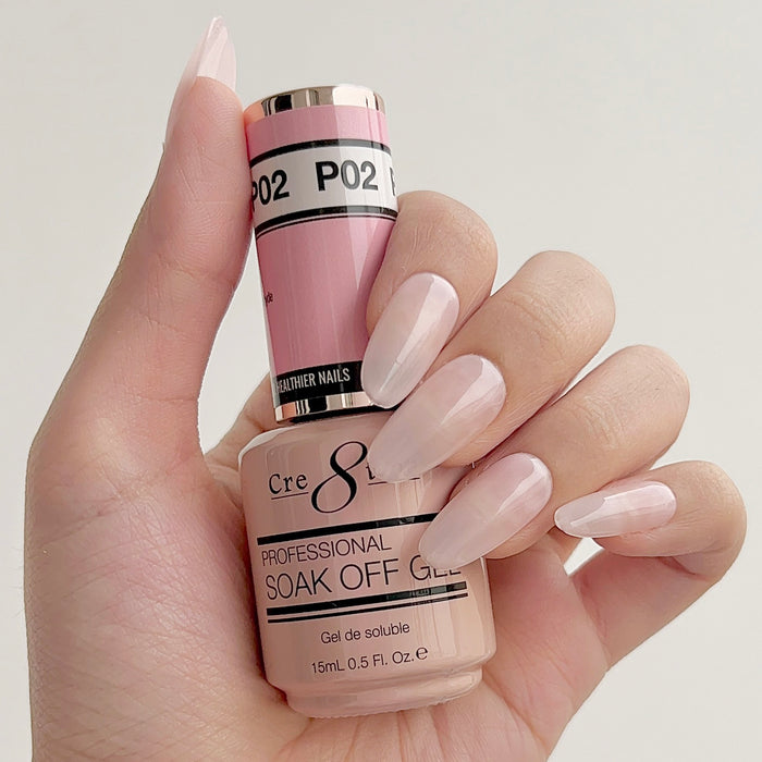 Cre8tion Gel - French Collection 0.5oz - P02 Sweet Pink