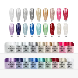 PLA Matching Colors - Glitter Collection 18 Colors w/ 1 Color Chart