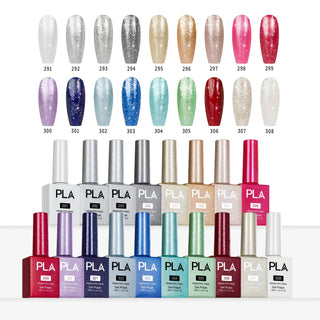 PLA Matching Colors - Glitter Collection 18 Colors w/ 1 Color Chart