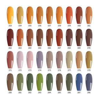 PLA Matching Colors - Fall Collection 36 Colors w/ 1 Color Chart