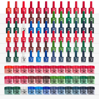 PLA Matching Colors - Holiday Collection 36 Colors w/ 1 Color Chart - PLA