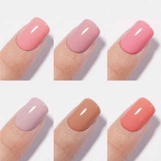 Chance Peach & Rose Blush Collection 0.5oz - 18 Colors w/ 1 Counter Display, 3 Chance No Wipe Top Coat 0.5oz & 1 Cre8tion White Pearl Chrome