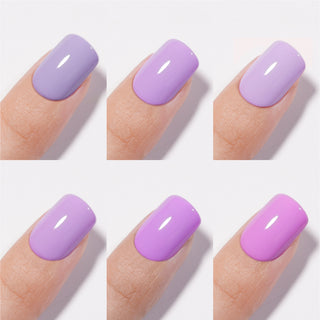 Chance Purple Vanity Collection 0.5oz - 18 Colors w/ 1 Counter Display, 3 Chance No Wipe Top Coat 0.5oz & 1 Cre8tion White Pearl Chrome