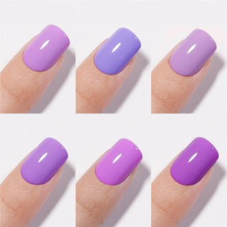 Chance Purple Vanity Collection 0.5oz - 18 Colors w/ 1 Counter Display, 3 Chance No Wipe Top Coat 0.5oz & 1 Cre8tion White Pearl Chrome