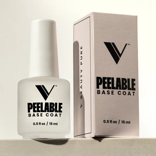 V Beauty Pure Peelable Base Coat 0.5oz — V Beauty Pure Base Coat | C8 Nail Supply