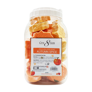 Cre8tion Pedicure Soak Bomb 85g - Pumpkins & Leaves