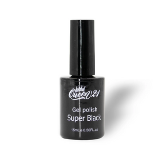Queen21 Super Black Gel Polish 0.5oz